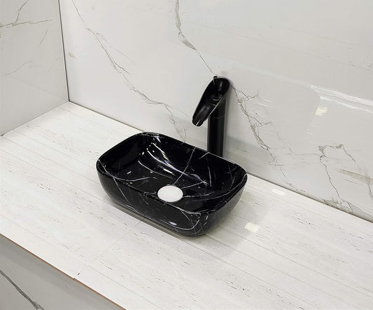Riya Enterprise  Art Wash Basin Countertop, Tabletop Ceramic Bathroom Sink/Basin