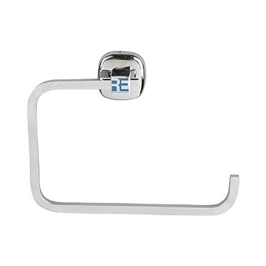 Riya Enterprise SS J4 Silver Plated Jet Towel Ring/Towel Holder for Wash Basin/Napkin Ring/Bathroom Accessories 1PS