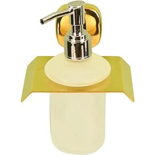 Riya Enterprise SS J4 Gold Liquid Soap Dispenser/Liquid soap Dispenser Holder/Bathroom Accessories 1PS