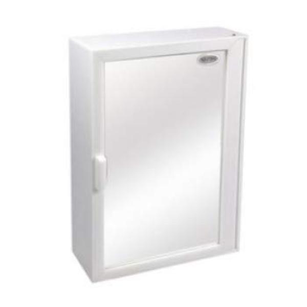 Riya Enterprise Strong and Heavy Rich Look Plastic Bathroom Cabinet with Mirror