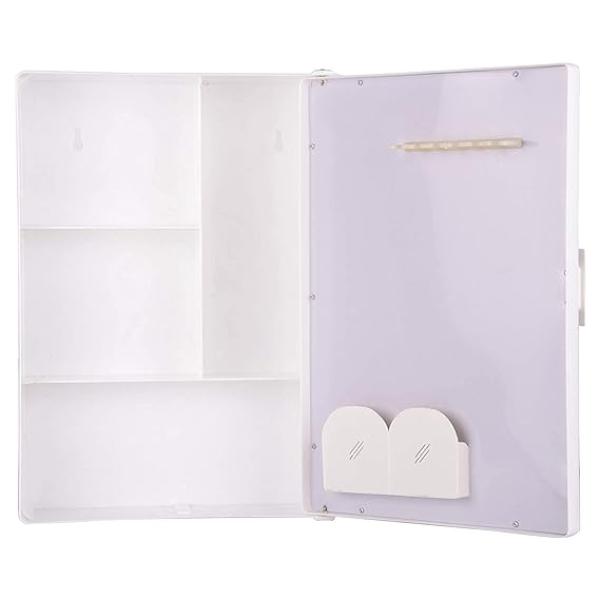 RIYA Multi-Purpose Bathroom Cabinet | Single Mirror Door with Storage Shelves | First Aid Cabinet