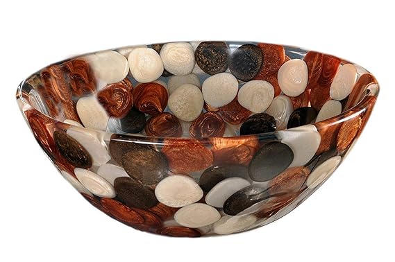 Riya Enterprise Copper Acrylic Wash Basin Sink