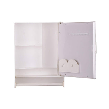 RIYA Enterprises Milti-Purpose Plastic Bathroom Cabinet with Mirror Door