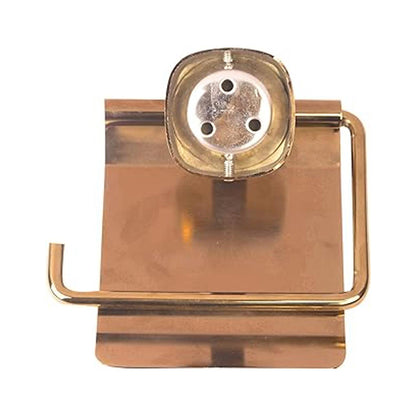 Riya Enterprise SS J4 Rose Gold Paper Holder/Toilet Paper Holder in Bathroom/Kitchen/Bathroom Accessories 1PS