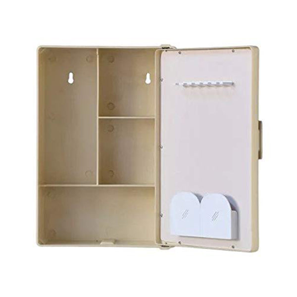 Riya Enterprise RIYA Bathroom Cabinet with Mirror Door (Ivory)