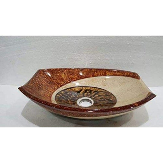 Riya Enterprise Multicolored Wash Basin Pebbles Design